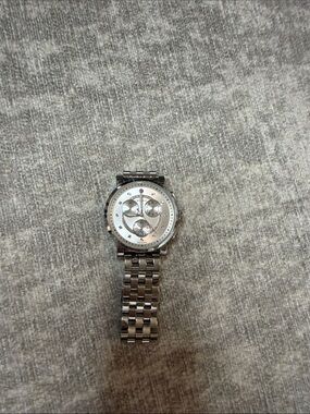 Michele Silver-Tone Men's Chronograph Watch